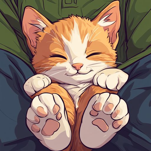 Котенок Чиби в стиле Мэтта Фьюри