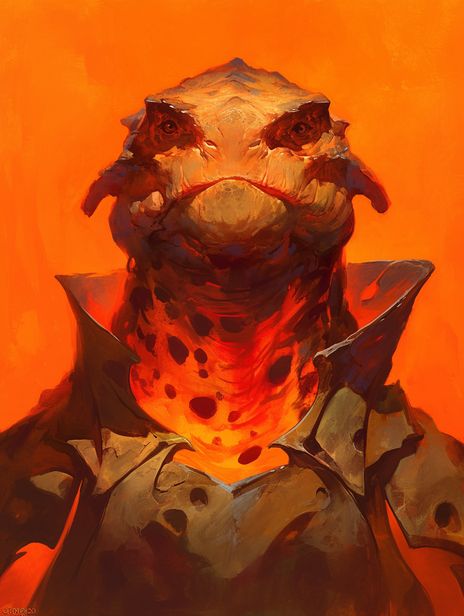 Портрет Огневушки D&D