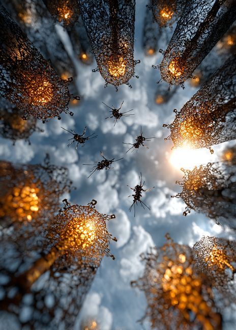 Vibrant Cirrocumulus Cloud Art